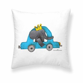 Housse de coussin Decolores Elefant Multicouleur 50 x 50 cm de Decolores, Housses de coussin - Réf : S9809656, Prix : 9,89 €,...