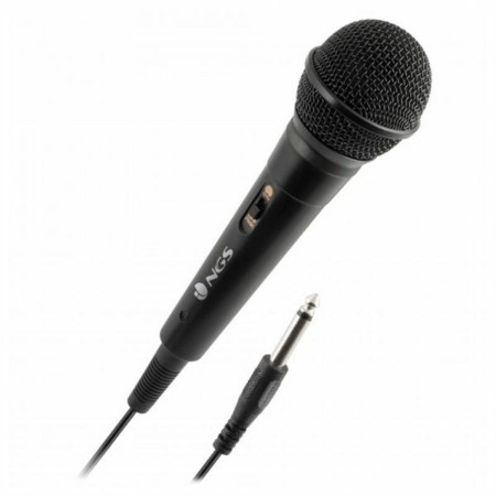 Microphone NGS ELEC-MIC-0001 Jack 6.3 mm | Tienda24 Tienda24.eu