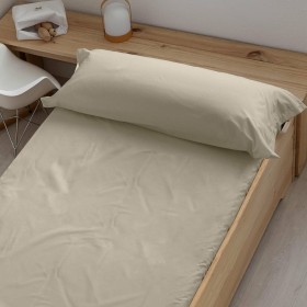 Drap housse Hosteline IRIS Blanc Lit 1 persone | Tienda24 - Global Online Shop Tienda24.eu