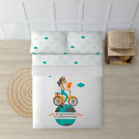 Bedding set Decolores Bici Multicolour by Decolores, Sheets and pillowcases - Ref: S9809967, Price: 87,76 €, Discount: %