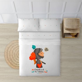 Pillowcase Happy Home MIX COLORS Anthracite Super king 144 Threads 45 x 100 cm (2 Units) | Tienda24 - Global Online Shop Tienda24.eu