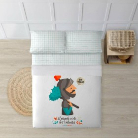 Pillowcase Happy Home MIX COLORS Anthracite King size 144 Threads 45 x 80 cm (2 Units) | Tienda24 - Global Online Shop Tienda24.eu