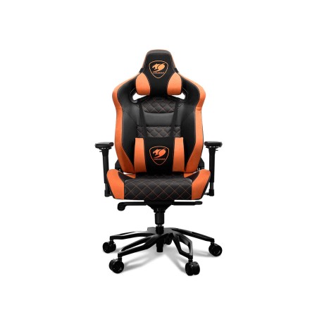 Gaming Chair Cougar TITAN PRO Orange/Black Black Black/Orange | Tienda24 Tienda24.eu