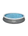 Aufblasbarer Pool Bestway 457 x 84 cm Grau 9677 L | Tienda24 Tienda24.eu