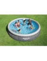 Aufblasbarer Pool Bestway 457 x 84 cm Grau 9677 L | Tienda24 Tienda24.eu