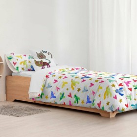 Housse de Couette Decolores Ocells Multicouleur 175 Fils 240 x 220 cm de Decolores, Couettes et housses de couette - Réf : S9...