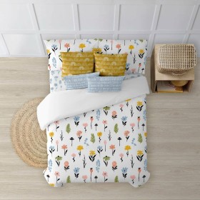 Bettdeckenbezug Kids&Cotton Malu Small Blau Weiß 175 Fäden 180 x 220 cm 180 x 240 cm | Tienda24 - Global Online Shop Tienda24.eu