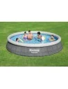 Piscina Hinchable Bestway 457 x 84 cm Gris 9677 L | Tienda24 Tienda24.eu