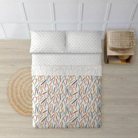 Pillowcase Happy Home LISOS COTTON White King size 144 Threads 45 x 70 cm (2 Units) | Tienda24 - Global Online Shop Tienda24.eu