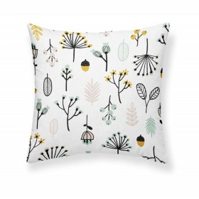 Pillowcase Happy Home MIX COLORS Yellow Double 144 Threads | Tienda24 - Global Online Shop Tienda24.eu