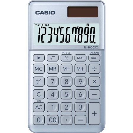 Calculadora Casio SL-1000SC Preto Metal | Tienda24 Tienda24.eu