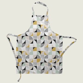 Apron with Pocket DKD Home Decor 70 x 1 x 85 cm Black Beige Blue Cotton | Tienda24 - Global Online Shop Tienda24.eu