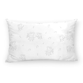 Pillowcase Peppa Pig Grey Multicolour 175 Threads 30 x 50 cm 100% cotton by Peppa Pig, Sheets and pillowcases - Ref: S9813337...