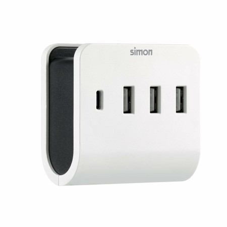 Cargador de Pared Simon CL610304 Blanco/Negro | Tienda24 Tienda24.eu