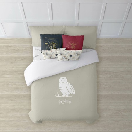 Housse de Couette Harry Potter Magical Hedwig Multicouleur 175 Fils 140 x 200 cm Lit 1 persone de Harry Potter, Couettes et h...