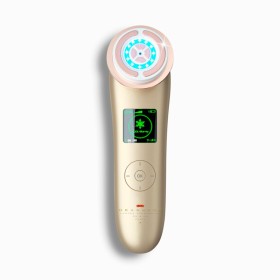 Masajeador Facial con Radiofrecuencia, Fototerapia y Electroestimulación Drakefor NANOSKIN INTELIGENT Blanco Dorado de Drakef...