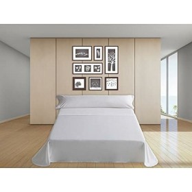 Sábana Encimera Hosteline IRIS Blanco Cama de 90 de Hosteline, Sábanas y fundas de almohada - Ref: D2100008, Precio: 14,30 €,...