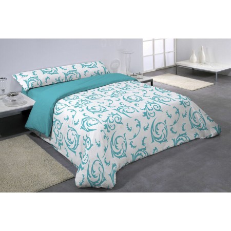 Parure de couette Hosteline ROBLEDO Bleu Lit 1 persone 3 Pièces | Tienda24 - Global Online Shop Tienda24.eu