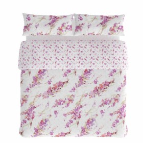 Duvet cover set Hosteline SPRING Light mauve Double 2 Pieces by Hosteline, Quilts and quilt covers - Ref: D2100024, Price: 30...