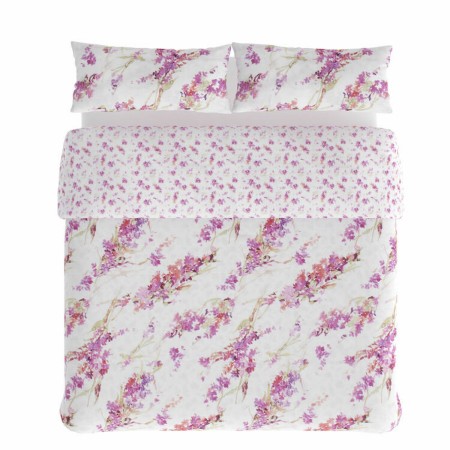 Parure de couette Hosteline SPRING Mauve Lit ½ persones 2 Pièces | Tienda24 - Global Online Shop Tienda24.eu