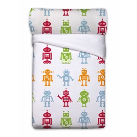 Duvet cover set Pierre Cardin Robots White Single 3 Pieces by Pierre Cardin, Quilts and quilt covers - Ref: D2100048, Price: ...