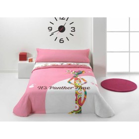 Parure de couette Hosteline PINK PANTER Pp Multicouleur Lit 1 persone 3 Pièces de Hosteline, Couettes et housses de couette -...