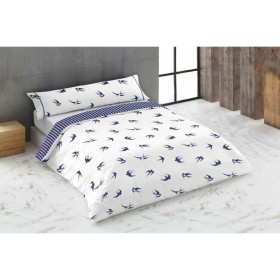 Duvet cover set Hosteline GOLONDRINAS Blue Super king 3 Pieces by Hosteline, Quilts and quilt covers - Ref: D2100102, Price: ...