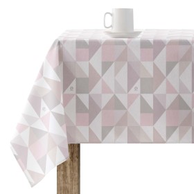 Tablecloth and napkins DKD Home Decor 150 x 250 x 0,5 cm Blue Fuchsia White (2 Units) | Tienda24 - Global Online Shop Tienda24.eu