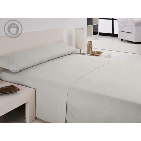 Jeu de draps Hosteline IRIS Blanc Lit 1 persone de Hosteline, Draps et taies d'oreiller - Réf : D2100178, Prix : 32,19 €, Rem...