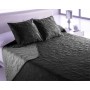 Bedspread (quilt) Hosteline VEGAS Black King size (3 Pieces) | Tienda24 - Global Online Shop Tienda24.eu