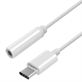 USB-C to Jack 3.5 mm Adapter Aisens A109-0384 15 cm White by Aisens, Cables - Ref: S9900247, Price: 3,61 €, Discount: %