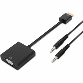 Adaptateur HDMI vers SVGA avec Audio Aisens A122-0126 Noir 10 cm de Aisens, Câbles HDMI - Réf : S9900268, Prix : 5,82 €, Remi...