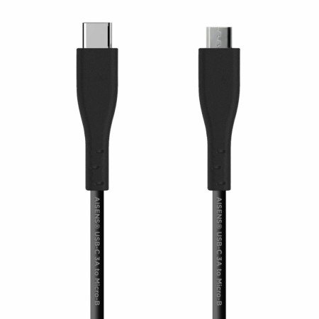 Cavo USB-C Aisens A107-0350 Nero 2 m (1 Unità) | Tienda24 - Global Online Shop Tienda24.eu