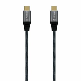 Câble USB-C Aisens A107-0628 1 m Gris (1 Unité) de Aisens, Câbles USB - Réf : S9900367, Prix : 6,15 €, Remise : %