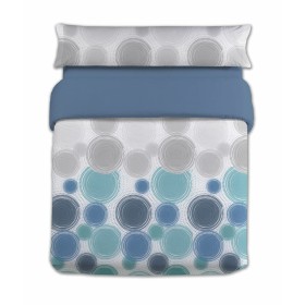 Duvet cover set Hosteline SOTER Blue Single 2 Pieces by Hosteline, Quilts and quilt covers - Ref: D2100532, Price: 19,99 €, D...