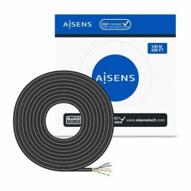 Cable de Red Rígido UTP Categoría 6 Aisens A135-0675 Negro 100 m de Aisens, Cables Ethernet - Ref: S9900616, Precio: 29,69 €,...