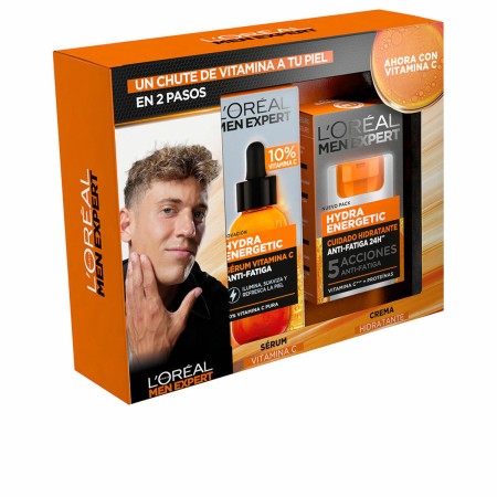 Set de Cosmétiques Homme L'Oreal Make Up Men Expert Hydra Energetic 2 Pièces | Tienda24 Tienda24.eu