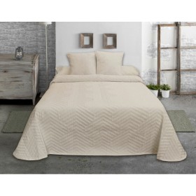 Bedspread (quilt) Hosteline ESPIGA Beige Single (1 Piece) by Hosteline, Blankets and bedcovers - Ref: D2100559, Price: 36,68 ...