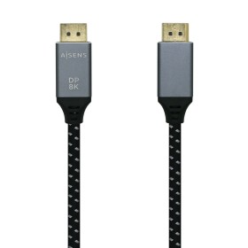 DisplayPort Cable Aisens A149-0434 50 cm Black Black/Grey by Aisens, DisplayPort Cables - Ref: S9900819, Price: 5,30 €, Disco...