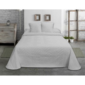 Bedspread (quilt) Hosteline ESPIGA Pearl Gray Single (1 Piece) by Hosteline, Blankets and bedcovers - Ref: D2100561, Price: 3...