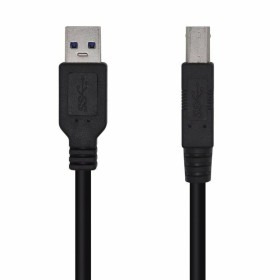 Cable USB Aisens A105-0445 Negro 3 m (1 unidad) de Aisens, Cables USB - Ref: S9900869, Precio: 5,20 €, Descuento: %