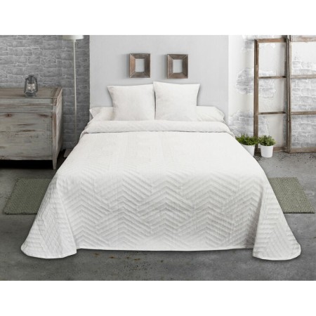 Bed Cover Hosteline ESPIGA White 270 x 270 cm | Tienda24 - Global Online Shop Tienda24.eu