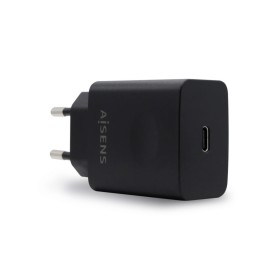 Charger Aisens ASCH-1PD20-BK Black 20 W USB-C by Aisens, Chargers & Adapters - Ref: S9900936, Price: 6,12 €, Discount: %