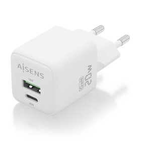 Carregador de Parede Aisens ASCH-20W2P010-W Branco 20 W (1 Unidade) de Aisens, Carregadores - Ref: S9900943, Preço: 7,56 €, D...