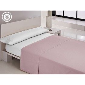 Top sheet Happy Home LISOS COTTON Light mauve Single by Happy Home, Sheets and pillowcases - Ref: D2100622, Price: 19,66 €, D...