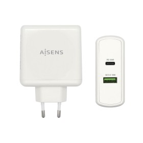 Caricabatterie USB da Parete Aisens ASCH-2PD45A-W Bianco 57 W USB-C (1 Unità) di Aisens, Caricabatterie - Rif: S9900952, Prez...