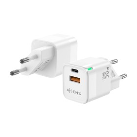 Wall Charger Aisens ASCH-30W2P004-W White 30 W (1 Unit) by Aisens, Chargers - Ref: S9900953, Price: 10,25 €, Discount: %