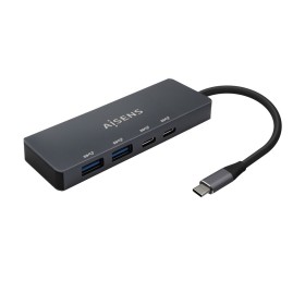 USB Hub Aisens A109-0744 Grey (1 Unit) by Aisens, Network hubs - Ref: S9901002, Price: 15,32 €, Discount: %