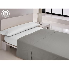 Drap Happy Home LISOS COTTON Gris Lit king size de Happy Home, Draps et taies d'oreiller - Réf : D2100638, Prix : 26,84 €, Re...