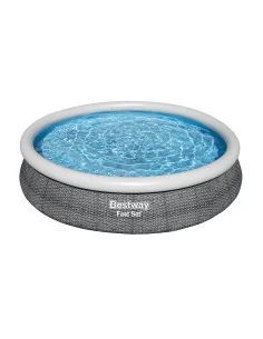 Aufblasbarer Pool Bestway 270 x 198 x 51 cm Weiß | Tienda24 Tienda24.eu